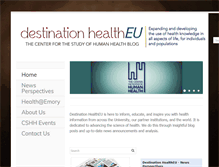 Tablet Screenshot of destinationhealtheu.org